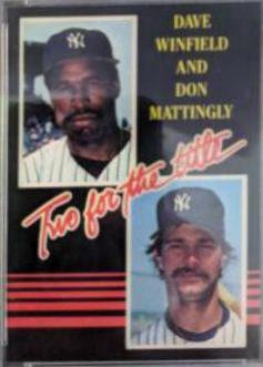 1985 Leaf Two for the Title [D. Winfield, D. Mattingly] #140 card