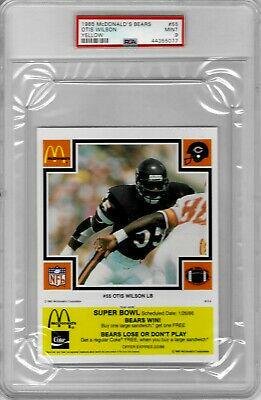 1985 McDonald's Bears Otis Wilson [Yellow] #55 card