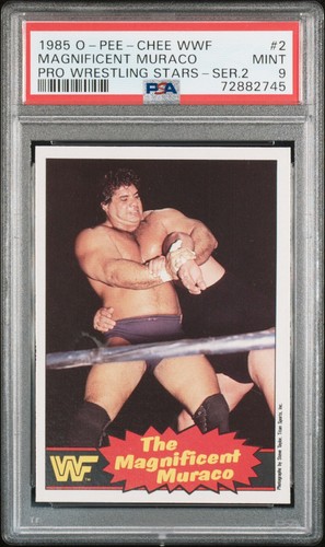 1985 O Pee Chee WWF Series 2 The Magnificent Muraco #2 card