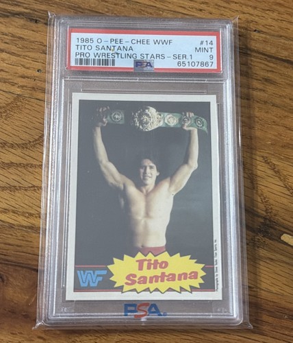 1985 O Pee Chee WWF Tito Santana #14 card