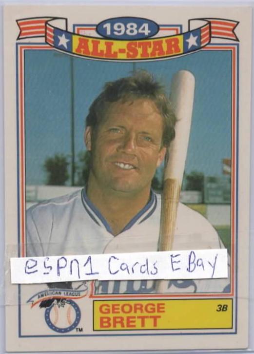 1985 Topps All Star Glossy Set of 22 George Brett #15 card