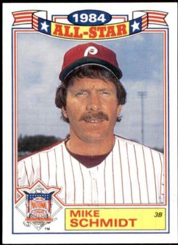 1985 Topps All Star Glossy Set of 22 Mike Schmidt #4 card