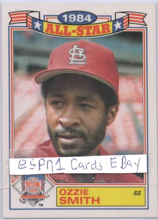 1985 Topps All Star Glossy Set of 22 Ozzie Smith #5 card