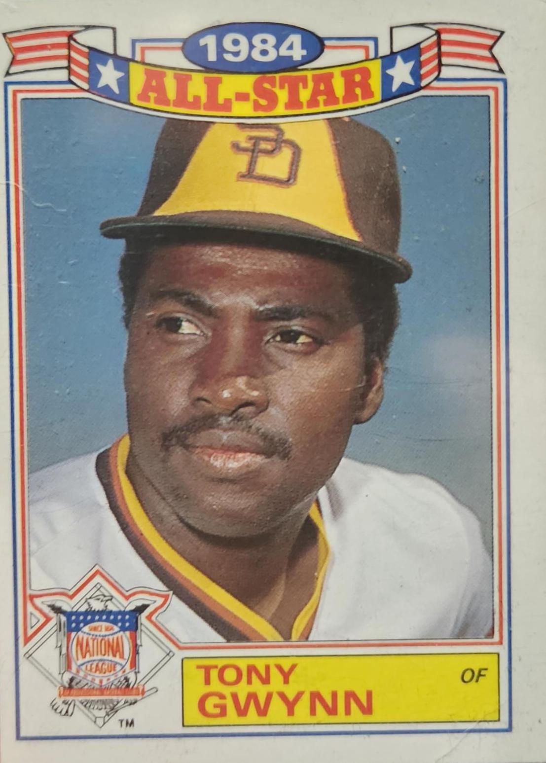1985 Topps All Star Glossy Set of 22 Tony Gwynn #6 card