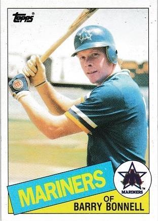 1985 Topps Barry Bonnell #423 card