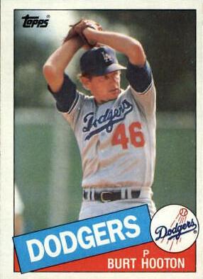 1985 Topps Burt Hooton #201 card