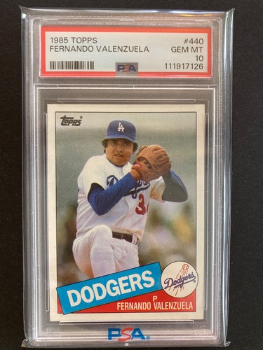 1985 Topps Fernando Valenzuela #440 card