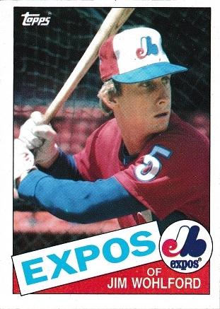 1985 Topps Jim Wohlford #787 card