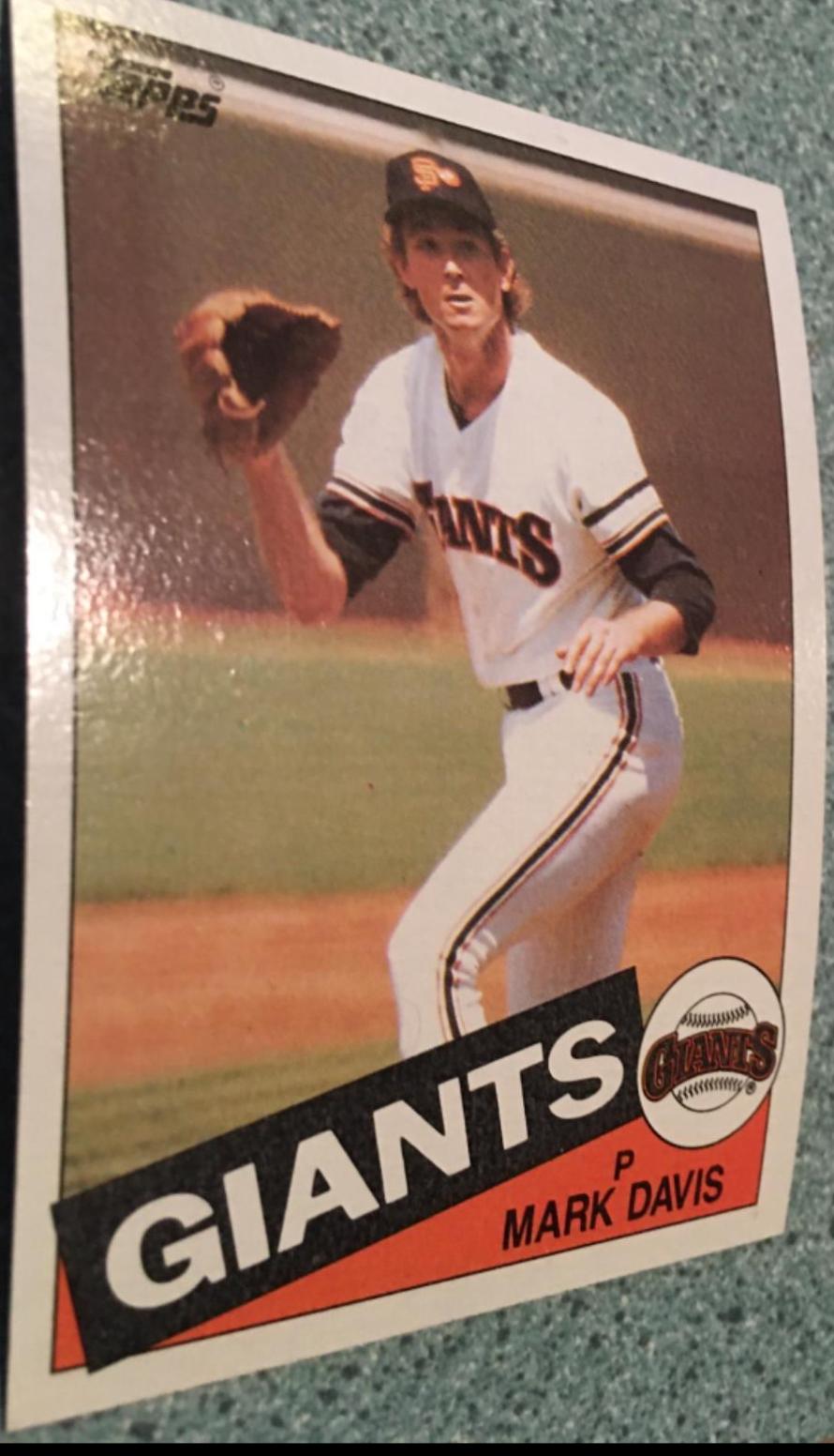 1985 Topps Mark Davis #541 card