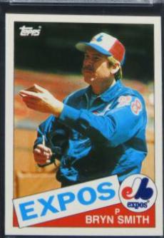 1985 Topps Mini Bryn Smith #88 card