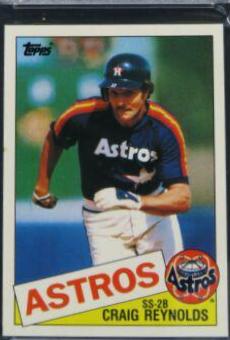 1985 Topps Mini Craig Reynolds #156 card