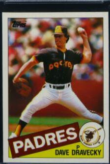 1985 Topps Mini Dave Dravecky #530 card