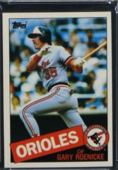 1985 Topps Mini Gary Roenicke #109 card