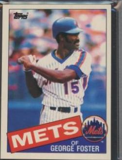 1985 Topps Mini George Foster #170 card