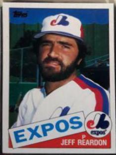 1985 Topps Mini Jeff Reardon #375 card