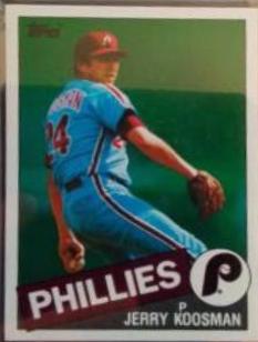 1985 Topps Mini Jerry Koosman #15 card