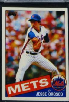 1985 Topps Mini Jesse Orosco #250 card
