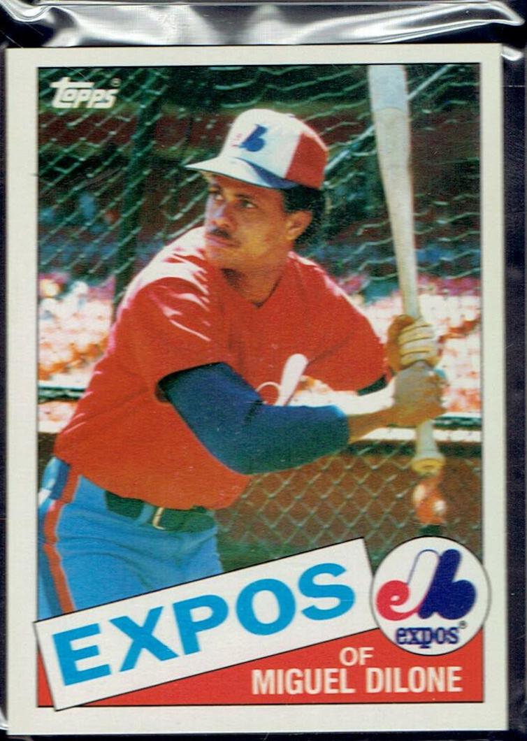 1985 Topps Mini Miguel Dilone #178 card
