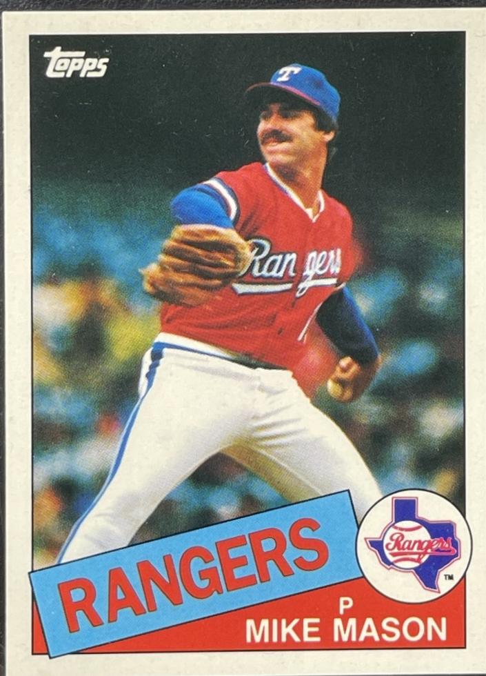 1985 Topps Mini Mike Mason #464 card
