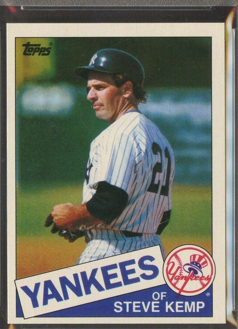 1985 Topps Mini Steve Kemp #120 card