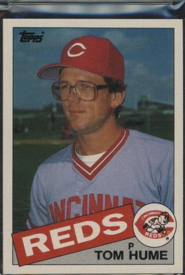 1985 Topps Mini Tom Hume #223 card