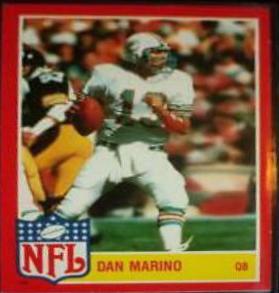 1985 Topps NFL Star Set Dan Marino #6 card