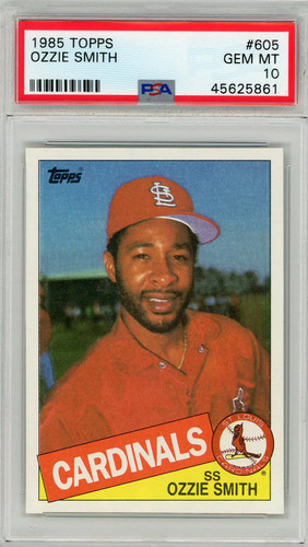 1985 Topps Ozzie Smith #605 card