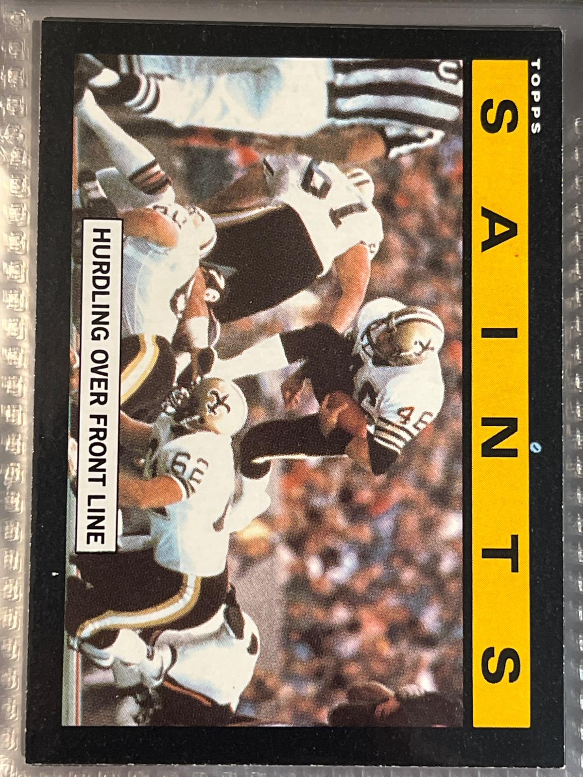 1985 Topps Saints #100 card