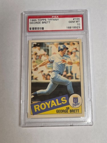 1985 Topps Tiffany George Brett #100 card