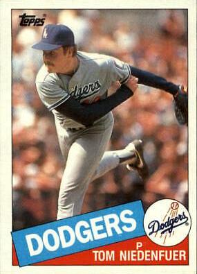 1985 Topps Tom Niedenfuer #782 card