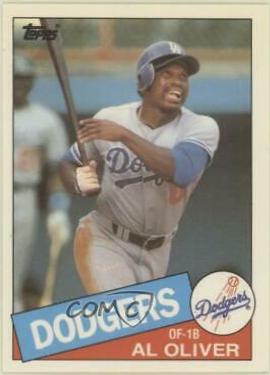1985 Topps Traded Tiffany Al Oliver #88T card