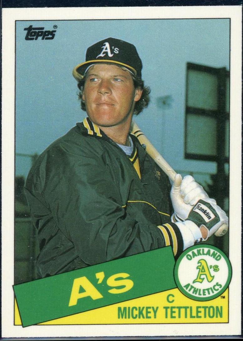 1985 Topps Traded Tiffany Mickey Tettleton #120T card