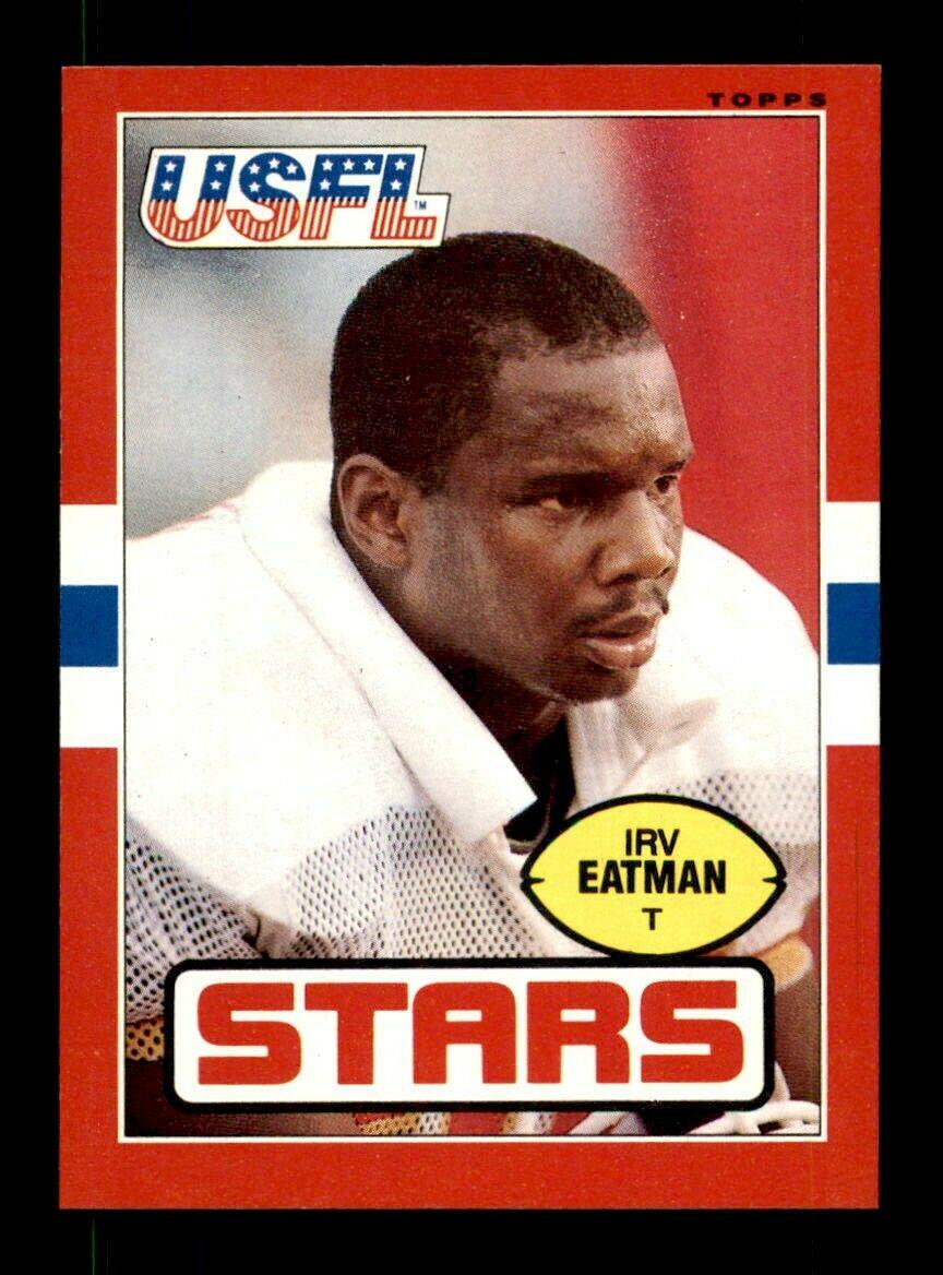 1985 Topps USFL Irv Eatman #12 card