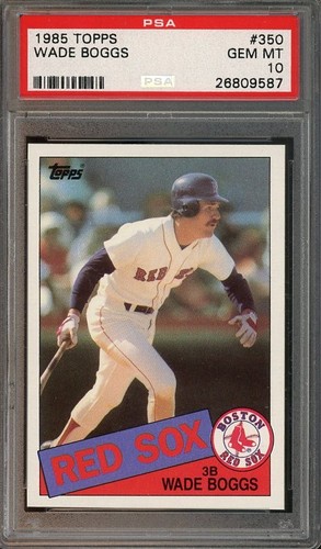 1985 Topps Wade Boggs #350 card
