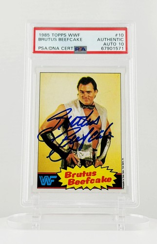 1985 Topps WWF Brutus Beefcake #10 card