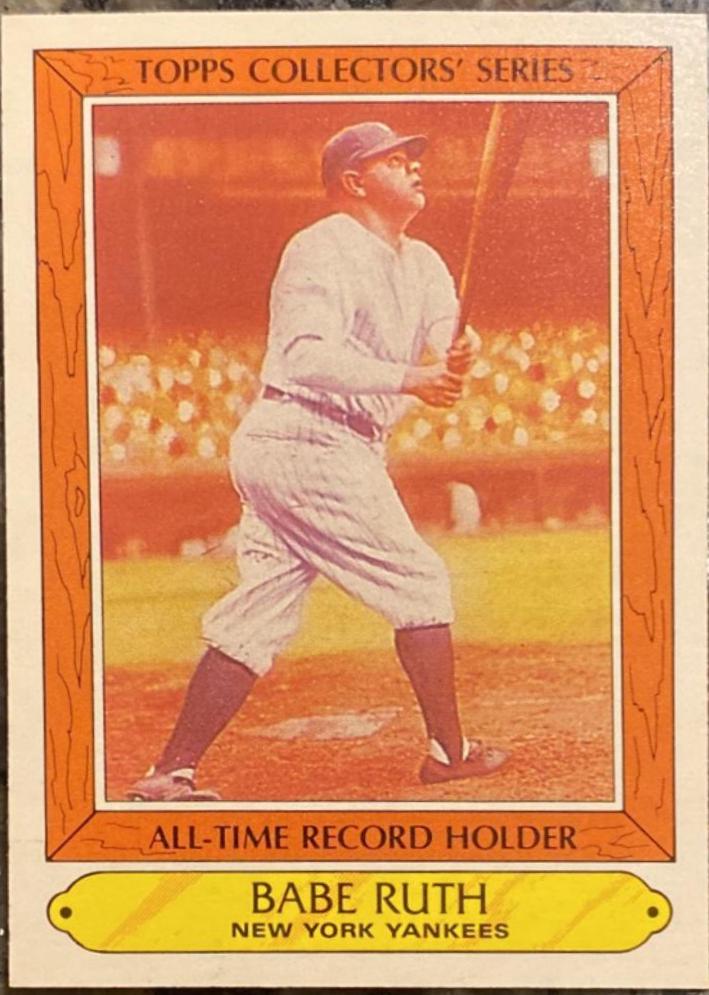 1985 Woolworth Babe Ruth #31 card