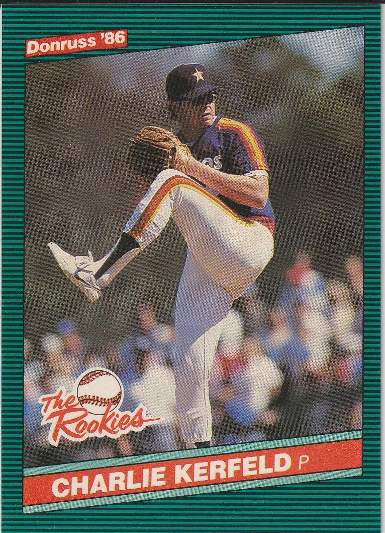 1986 Donruss The Rookies Charlie Kerfeld #6 card