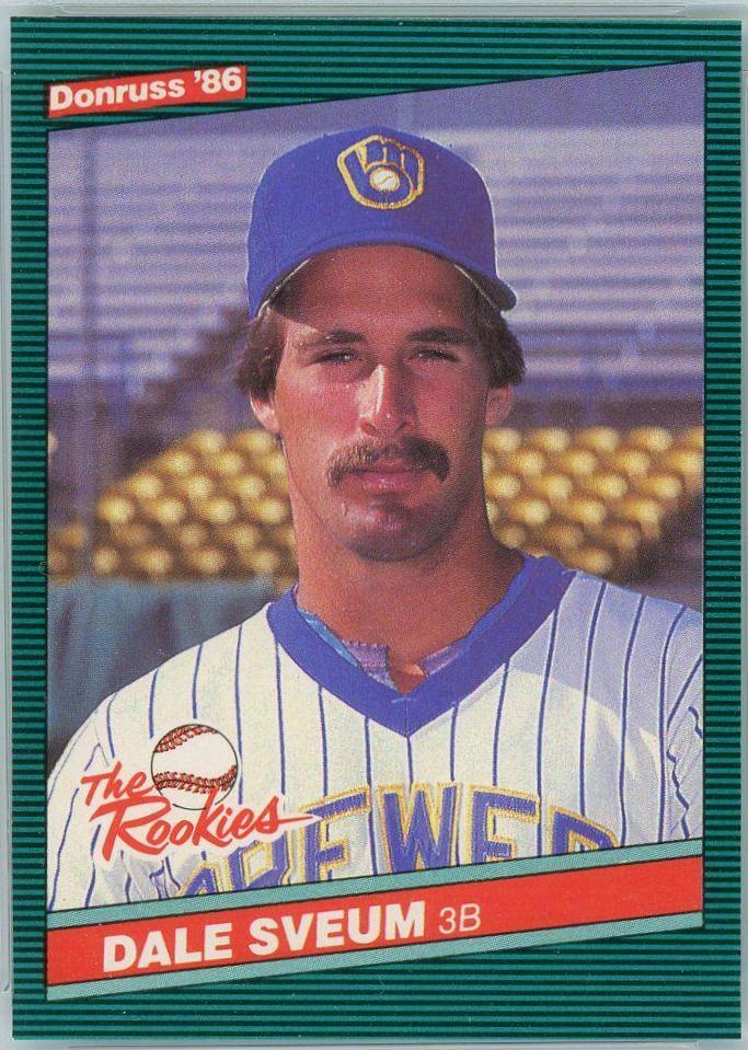 1986 Donruss The Rookies Dale Sveum #37 card