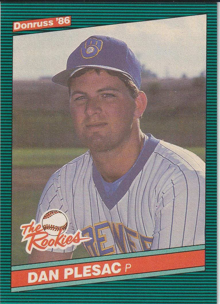 1986 Donruss The Rookies Dan Plesac #14 card