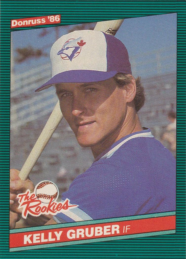 1986 Donruss The Rookies Kelly Gruber #16 card