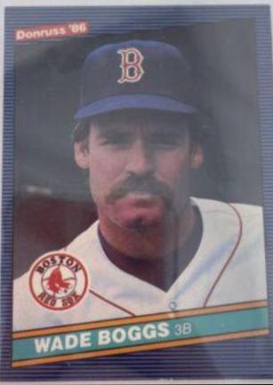 1986 Donruss Wade Boggs #371 card