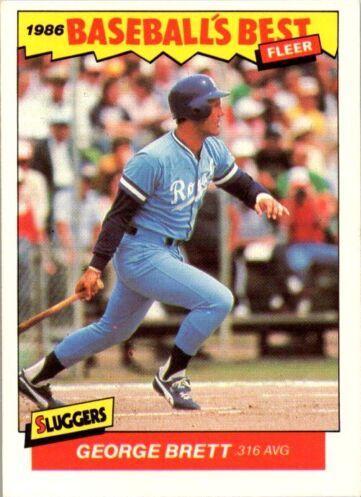 1986 Fleer Baseball's Best George Brett #3 card