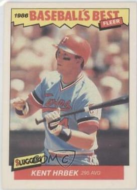 1986 Fleer Baseball's Best Kent Hrbek #17 card