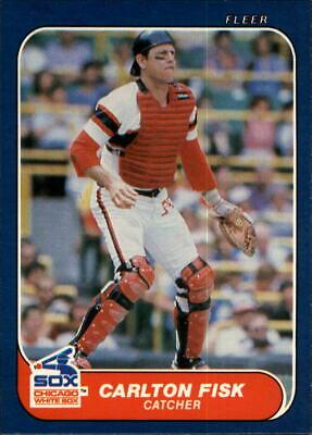 1986 Fleer Carlton Fisk #204 card
