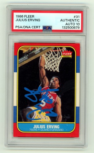 1986 Fleer Julius Erving #31 card
