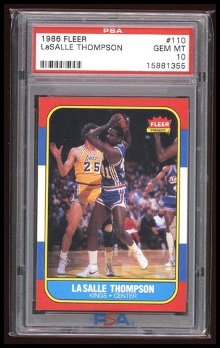 1986 Fleer LaSalle Thompson #110 card