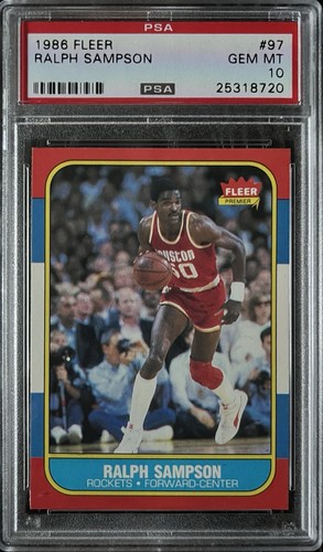 1986 Fleer Ralph Sampson #97 card