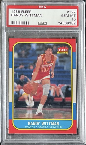 1986 Fleer Randy Wittman #127 card