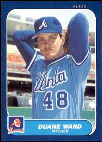 1986 Fleer Update Duane Ward #U-125 card