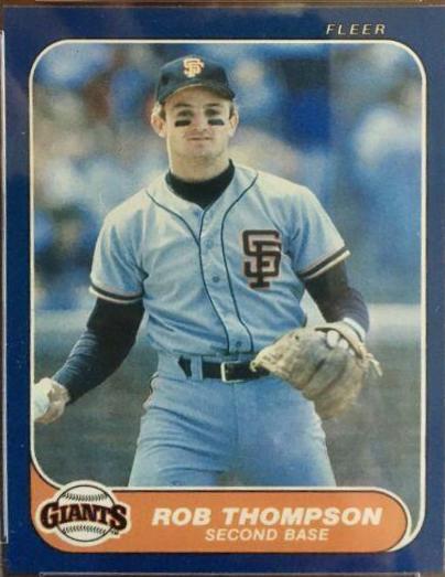 1986 Fleer Update Rob Thompson #U-115 card